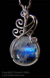 Crystal Blue Horizon Moonstone