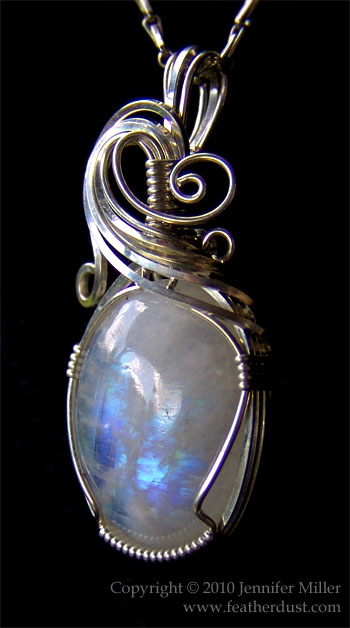 Silent Fire Moonstone