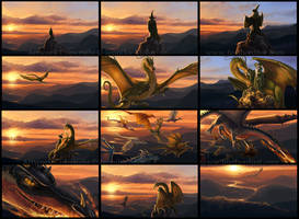 Flight of Dragons Trailer Storyboard