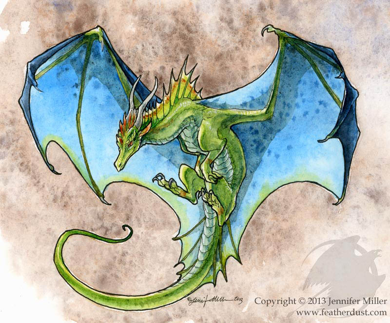 Azure-Winged Dragon