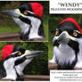 Wendy, the Pileated Woodpecker Mask