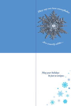 Snowflake Card Idea