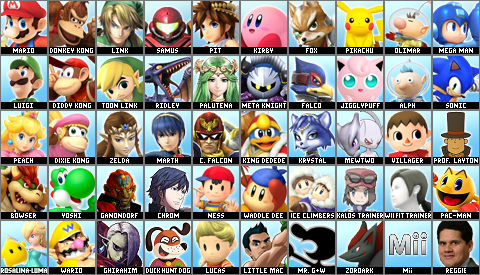 SSB4 Roster 2.0 by EdGeorgenCody on DeviantArt