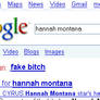 I SEARCHED HANNAH MONTANA