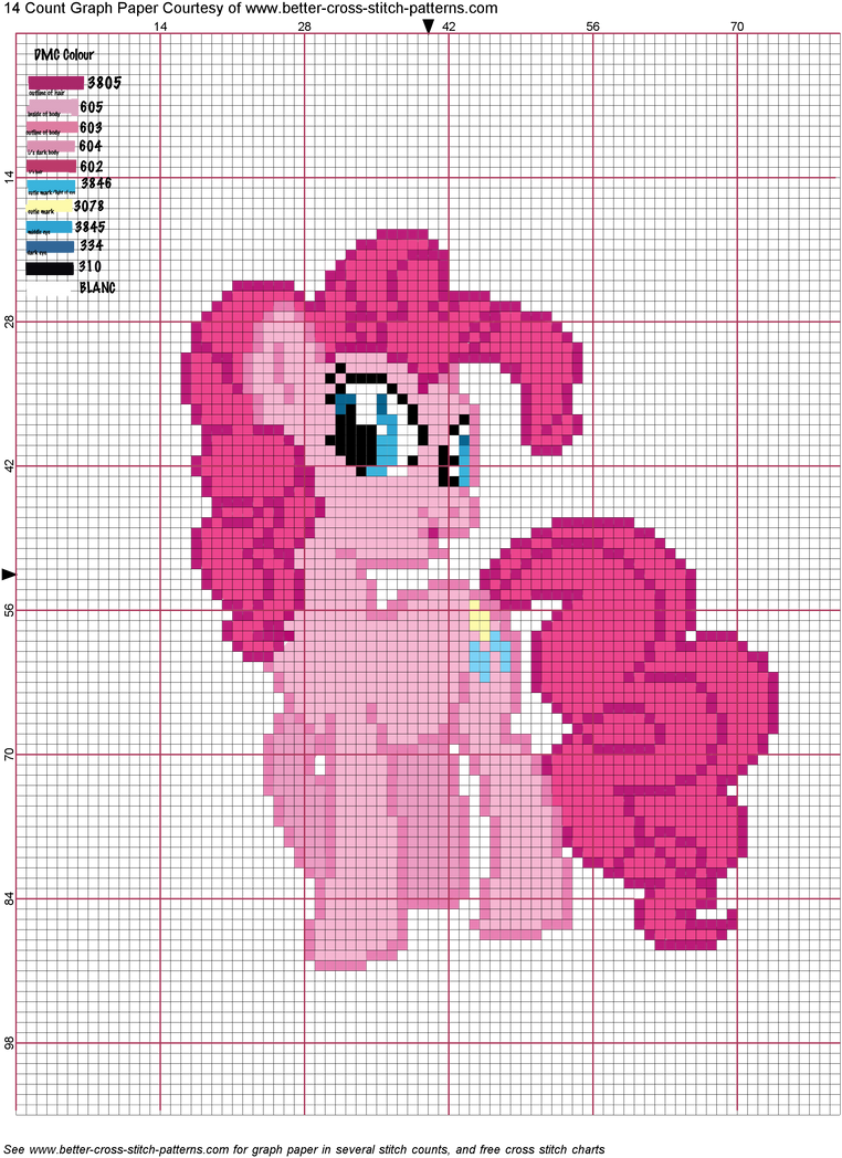 Pinkie Pie Cross Stitch Pattern by AgentLiri