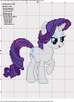 Rarity Cross Stitch Pattern