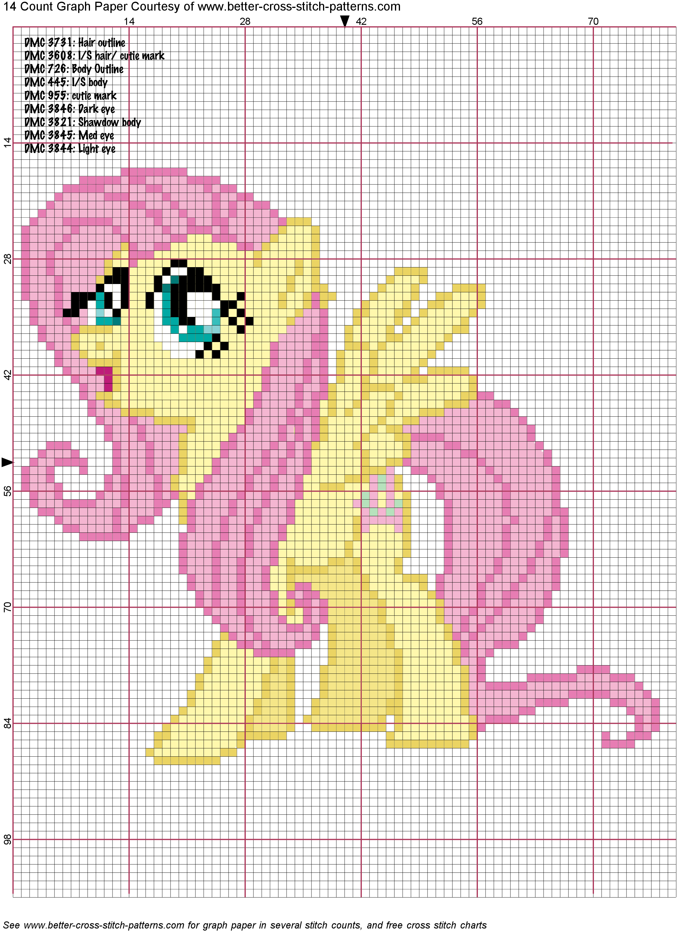 Futtershy Cross Stitch Pattern