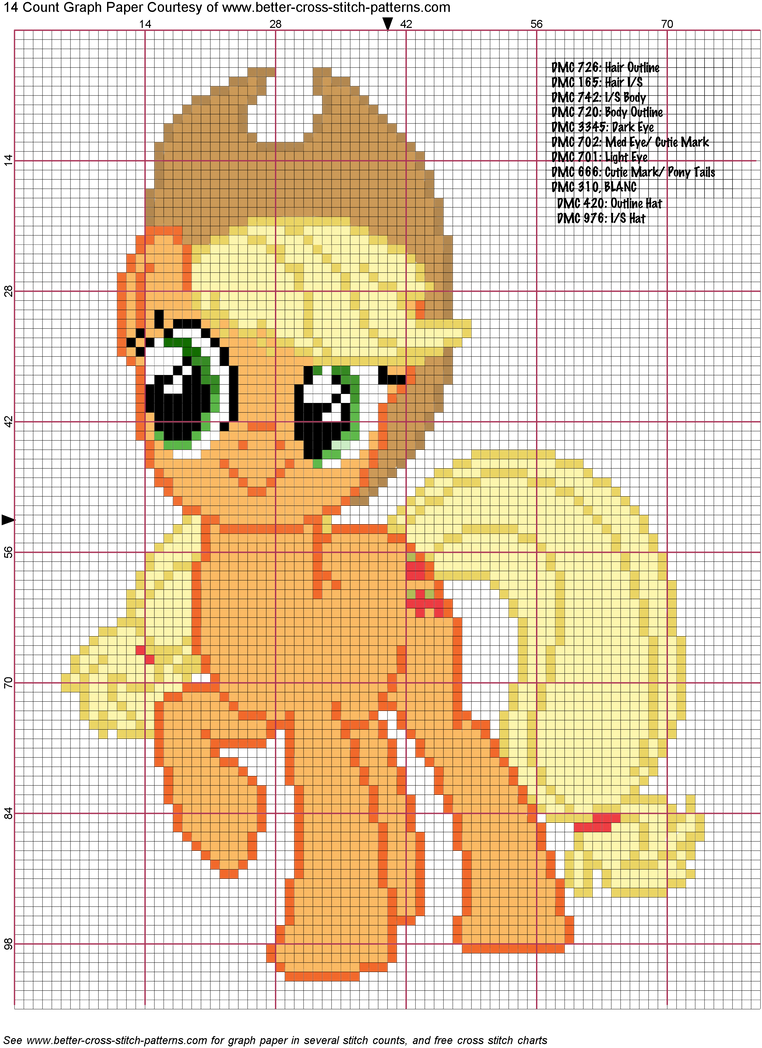 Apple Jack Cross Stitch Pattern by AgentLiri