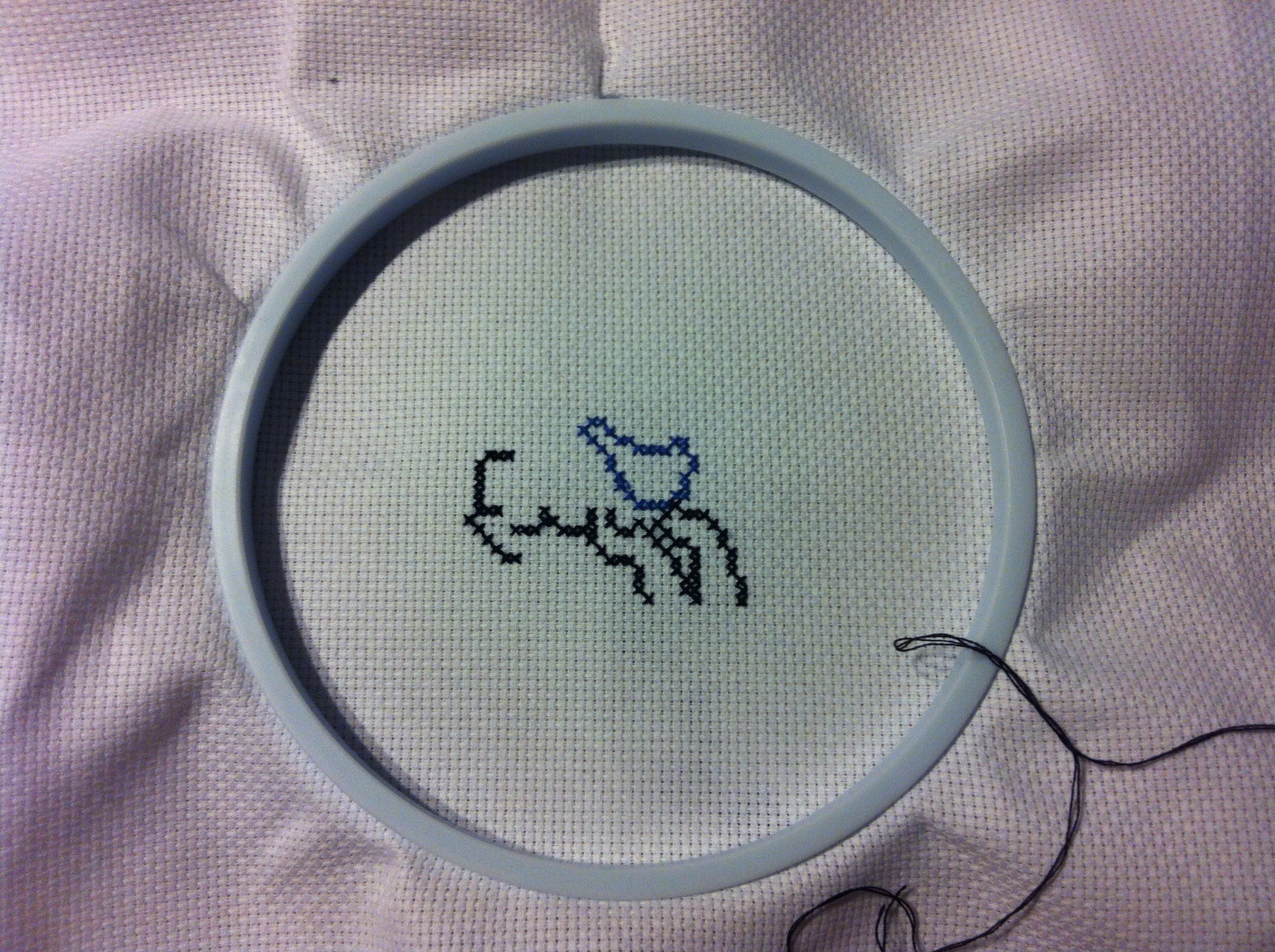 WIP S2 Luna Cross Stitch