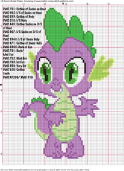 Spike Cross Stitch Pattern