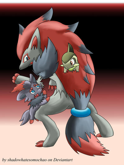 Zoroark, Zorua and Axew