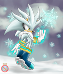 Silver the hedgehog SNOWFUN by shadowhatesomochao