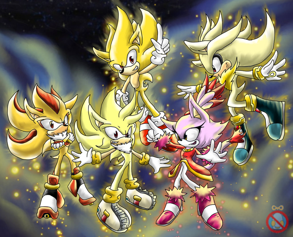 Super Sonic Shadow Silver Burning Blaze by shadowhatesomochao on DeviantArt