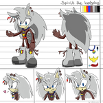 CM: Spirit the hedgehog reference sheet by shadowhatesomochao