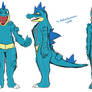 Feraligatr (Cosplay) sketch (+ making of Video)