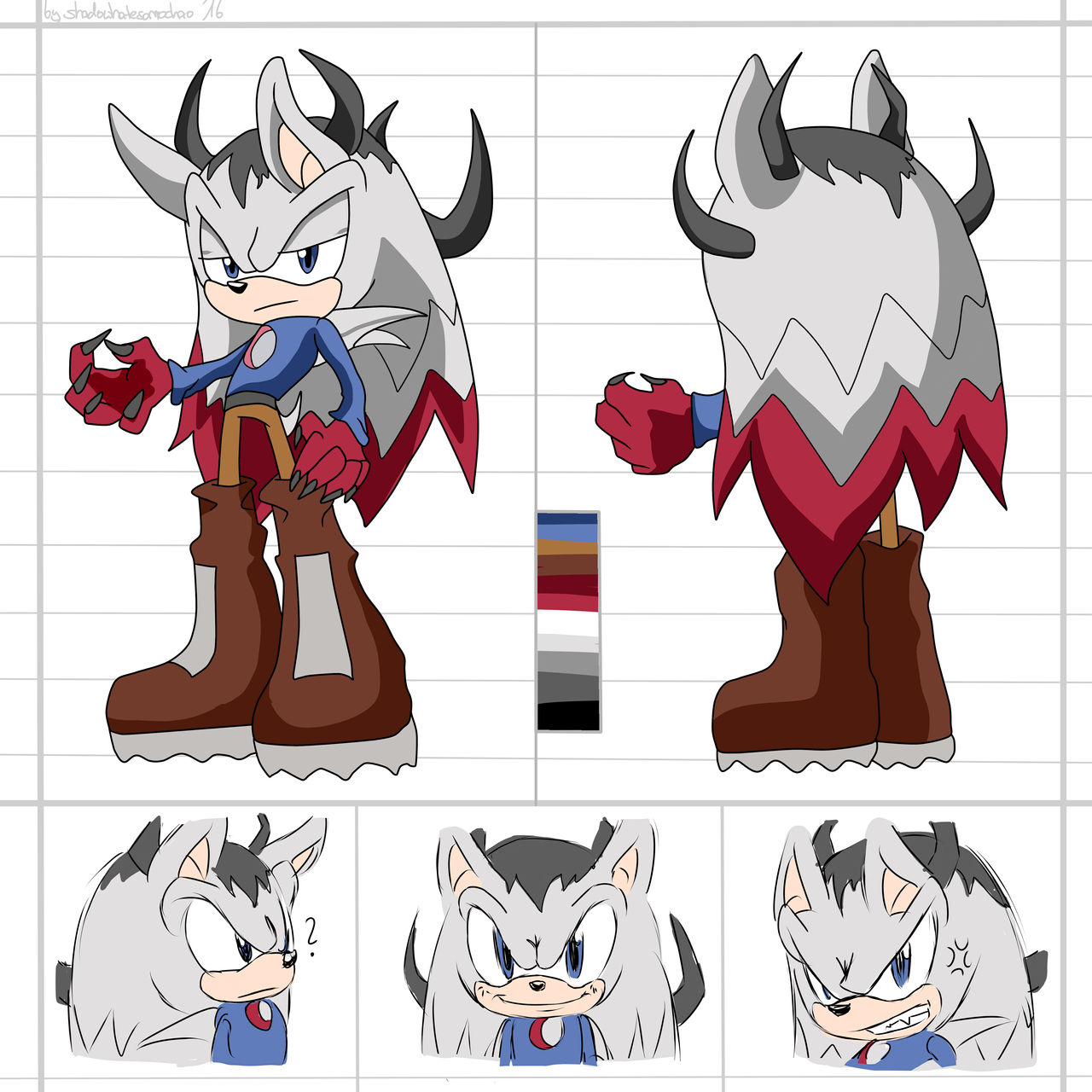 CM: Ten Spears the hedgehog Reference Sheet