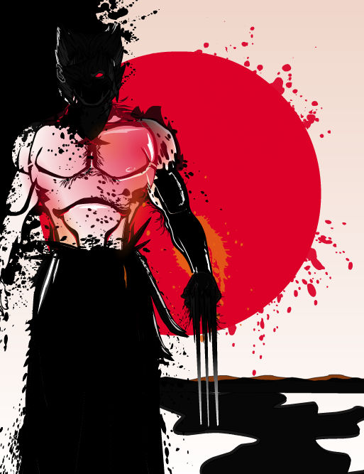 Wolverine Rising Rising Sun Wolverine by ForgivenMonster on DeviantArt