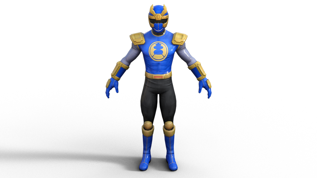 Navy Thunder Ranger by TNAG on DeviantArt