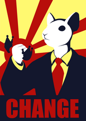 Change- WCA Squirrel takeover propaganda poster