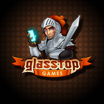 Glasstop Games Logo design