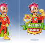 Healthy Snacker logo design