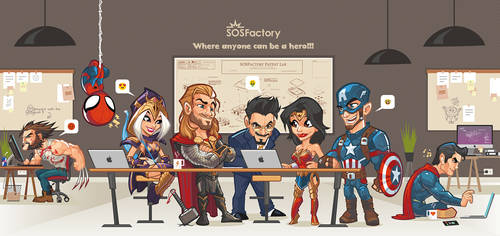 Anybody can be a hero! by SOSFactory