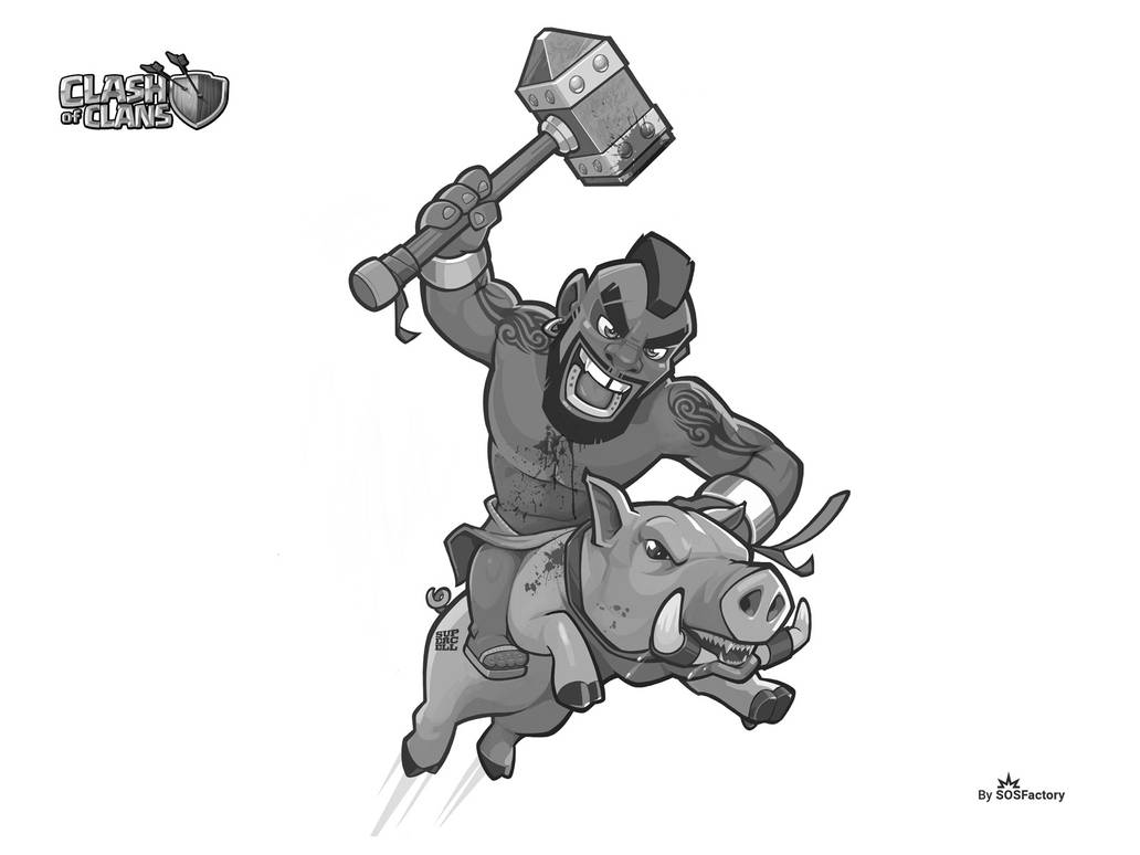 Hog Rider Inverted Hog Rider by SOSFactory on DeviantArt