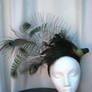 Perched Peacock Headpiece