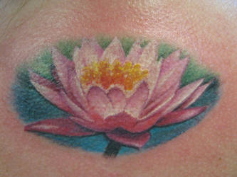 Water Lilly replication tattoo Nate rogers
