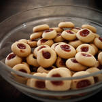 Jam-Filled Shortbread Cookies by ArtOfFragility Jam-Filled Shortbread Cookies by ArtOfFragility