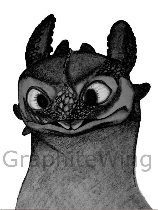 Toothless drawing by GraphiteWing on DeviantArt