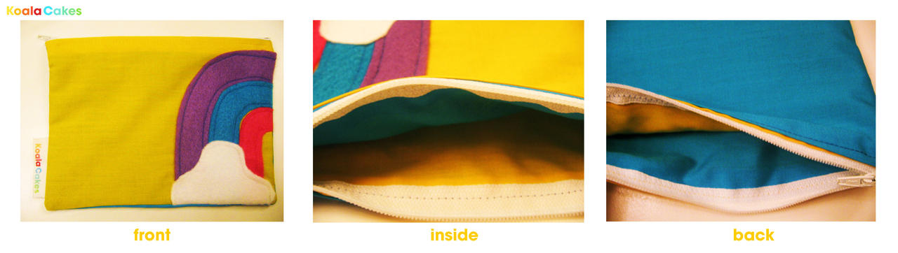 Rainbow pouch