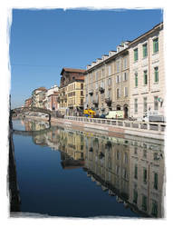 Riflessi sul Naviglio Grande