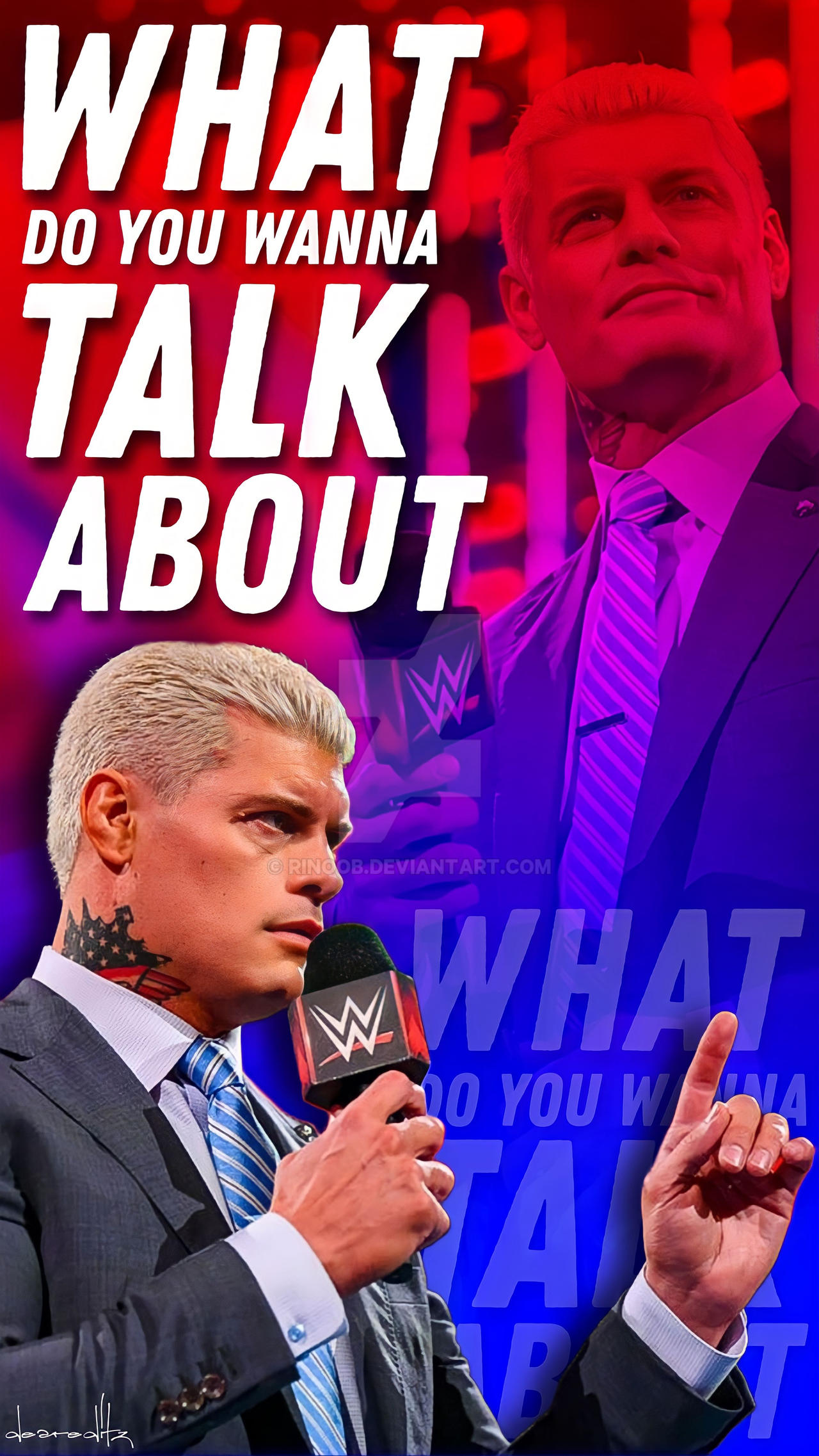 what you want to talk about cody rhodes