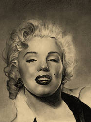 Marilyn Monroe - portrait by Trent Valleau