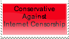 Conservative Against Internet Censorship stamp