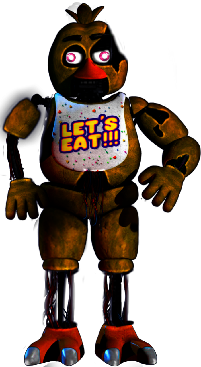 Withered Chica Suit Textures by DiscoHeadOfficial on DeviantArt