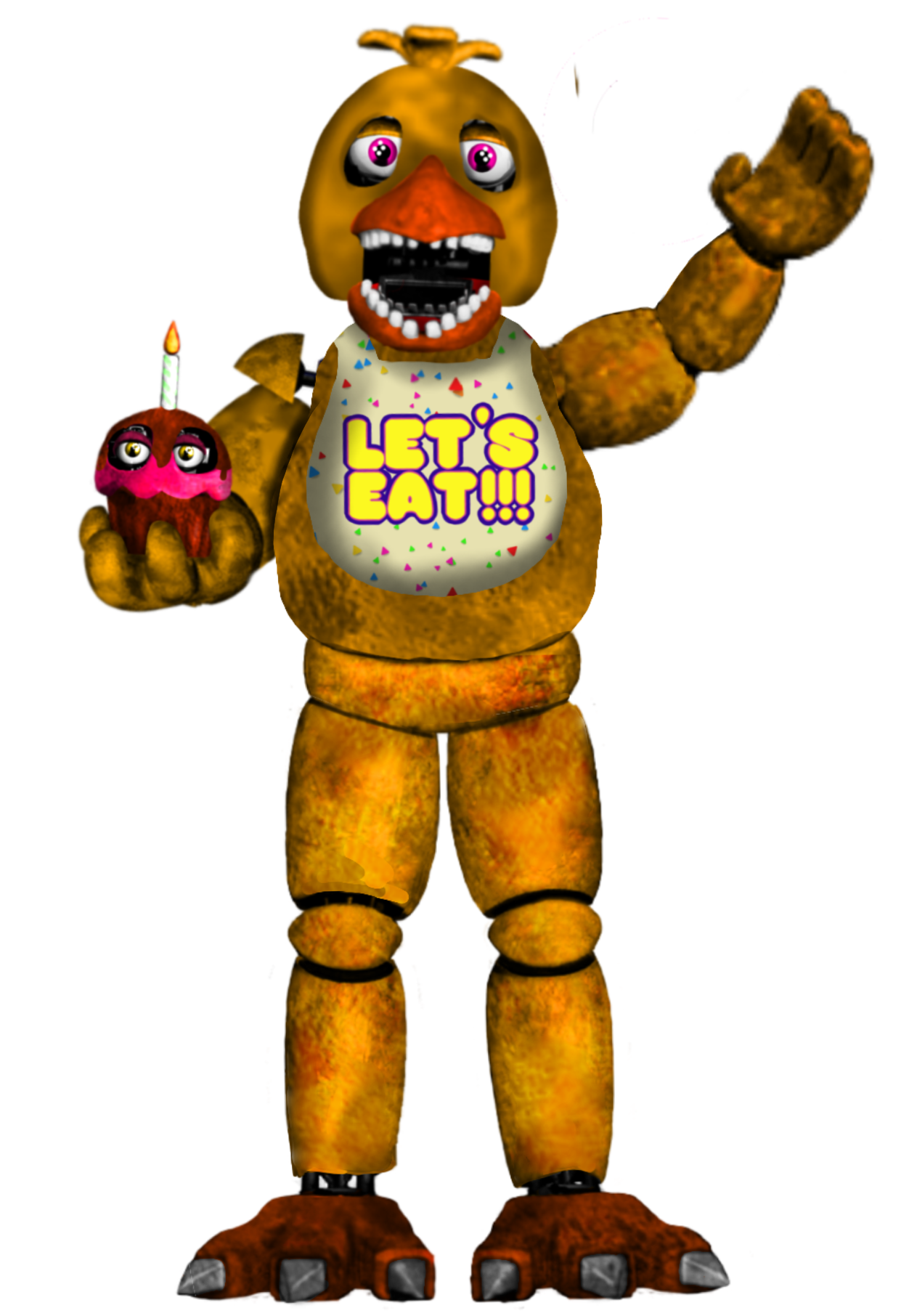 PHOTOSHOP: Repaired Withered Chica : r/fivenightsatfreddys