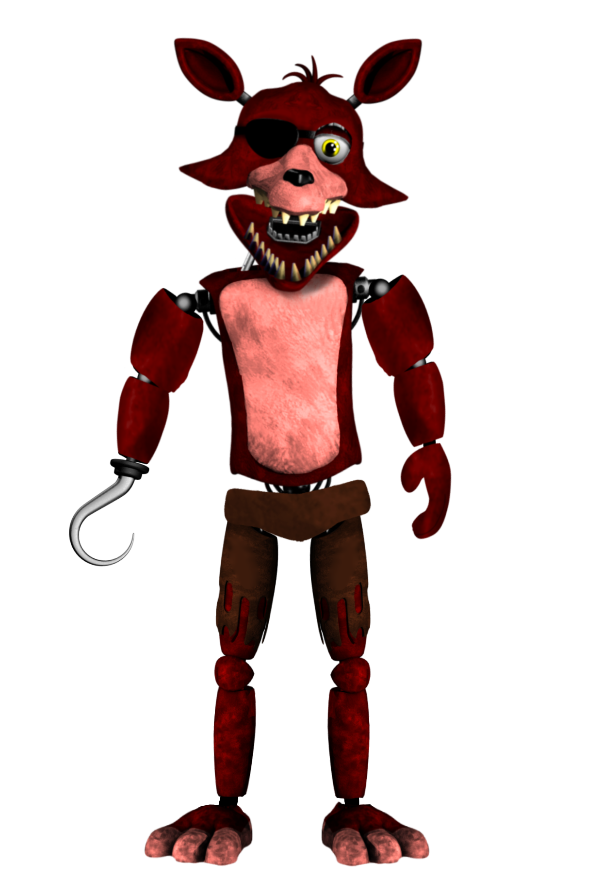 FNAF 2Edit-Fixed Withered Foxy by Fredluestudios2021 on DeviantArt