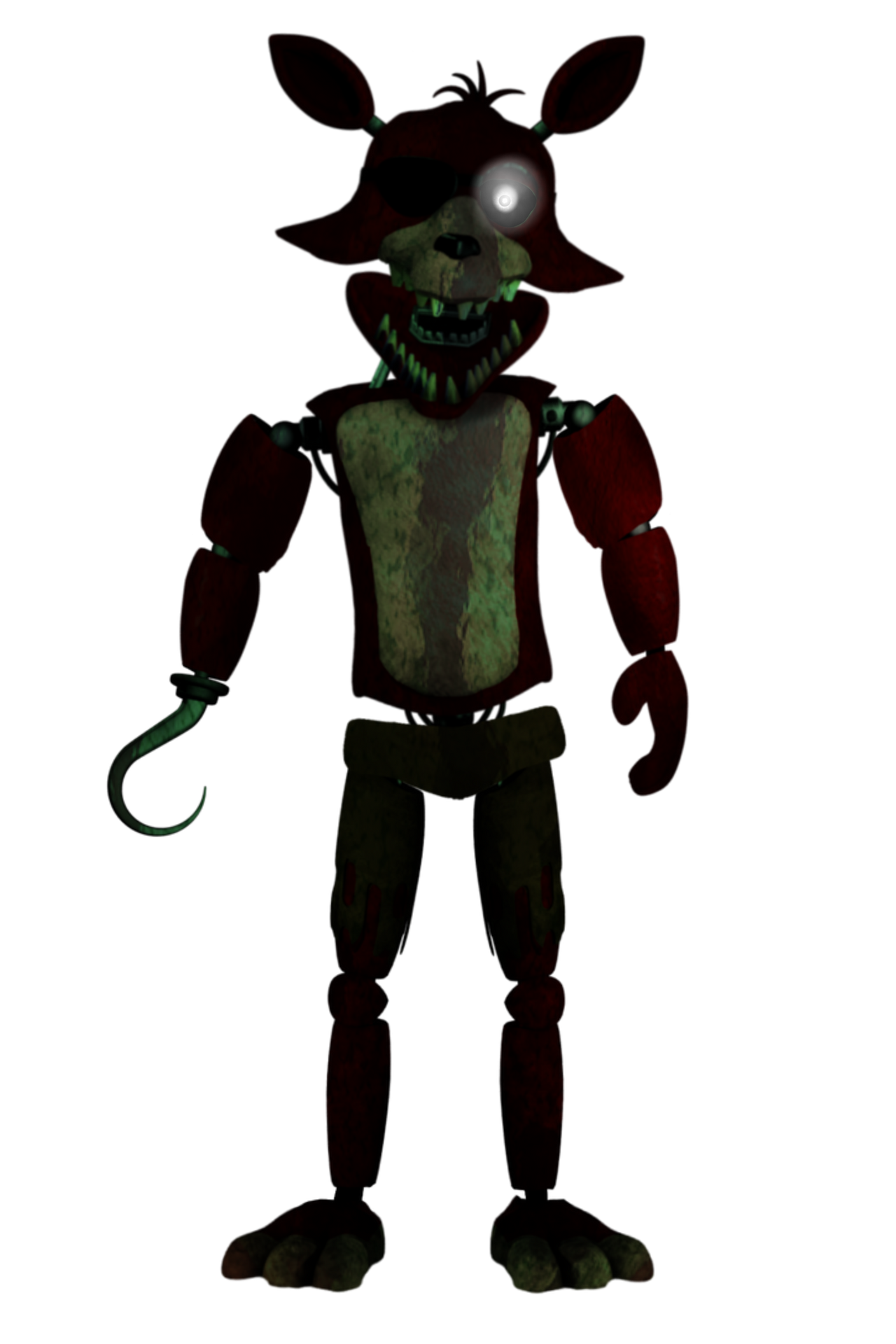 Thudner on X: Fnaf pack update: Added fixed foxy and the fnaf 3 props,  also fixed the foxy plushies eye textures  / X