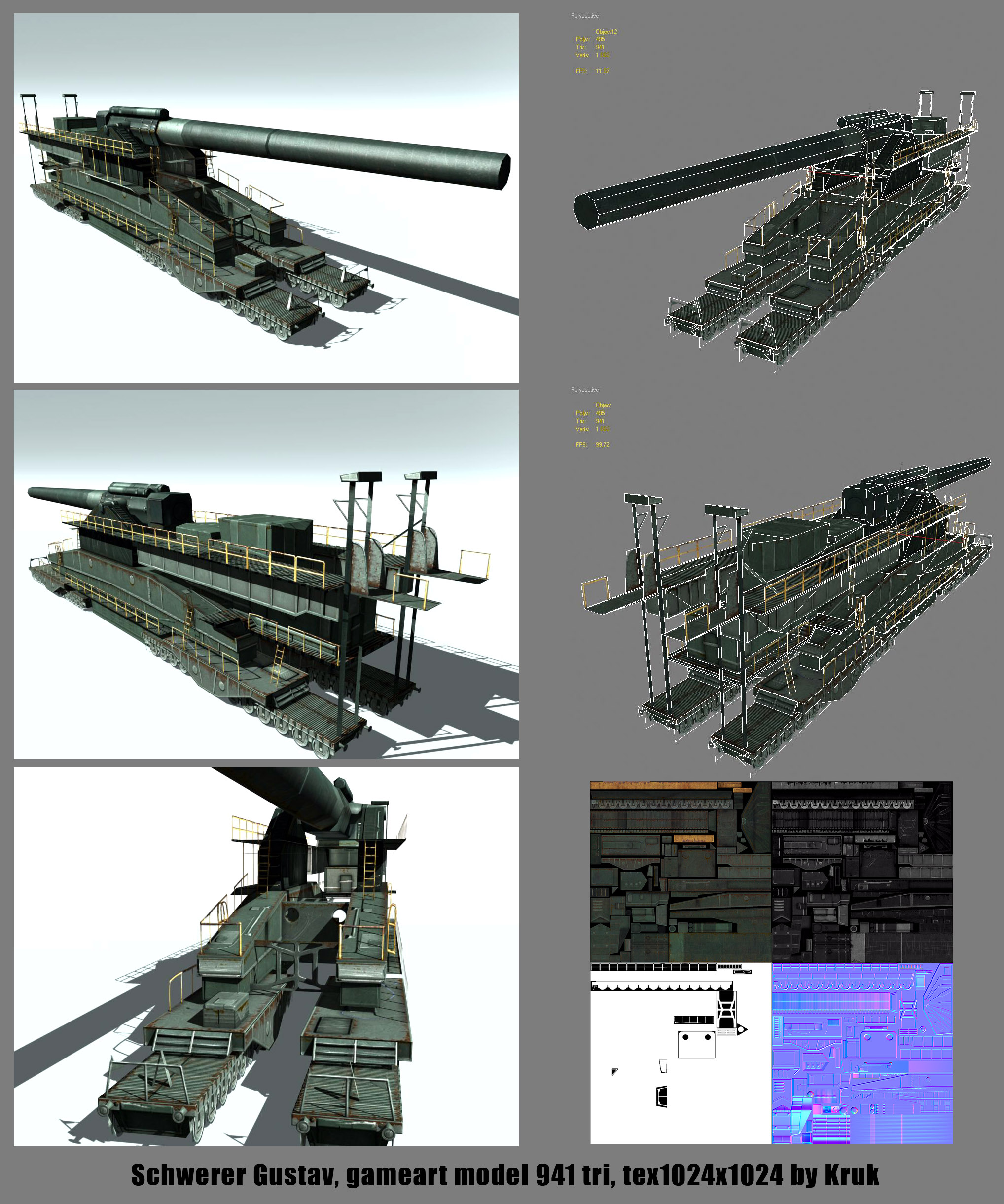 Schwerer Gustav railroad gun by Shampoo43 on DeviantArt