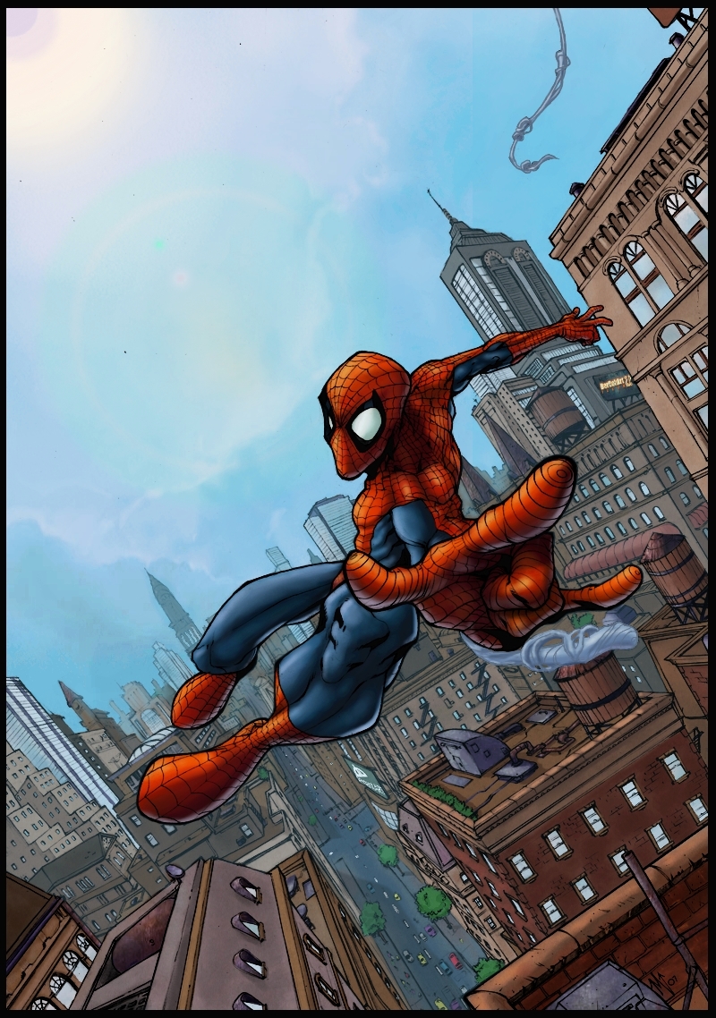 spidey in the city