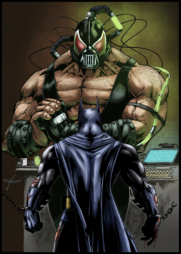 Batman vs Bane by logicfun on DeviantArt