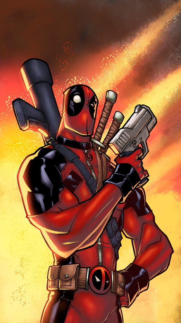 Deadpool Color by logicfun on DeviantArt