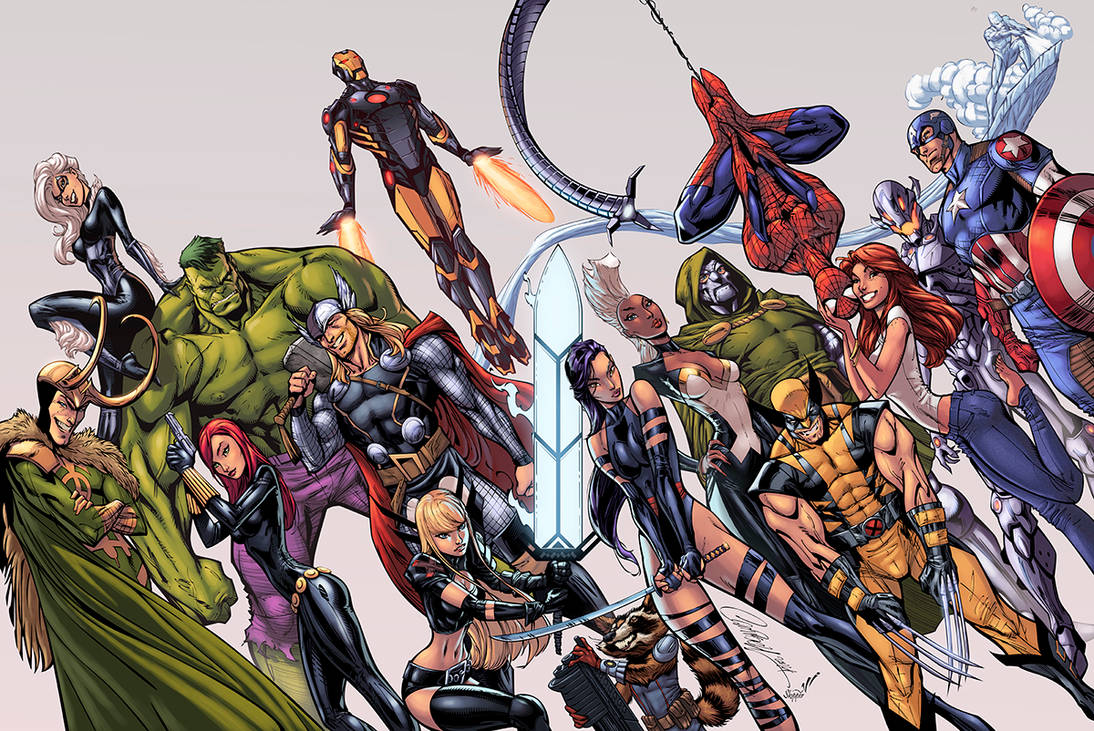 The Avengers Color by logicfun on DeviantArt