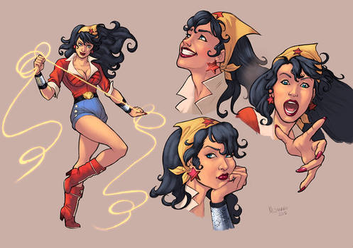 Bombshell Wonder Woman color