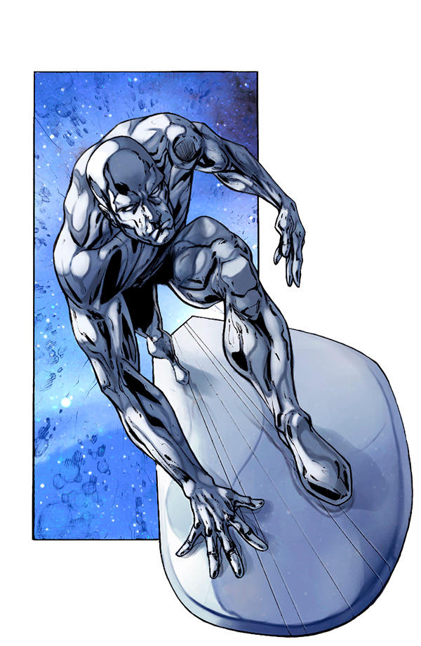 Silver Surf Color Silver Surfer color by logicfun on DeviantArt