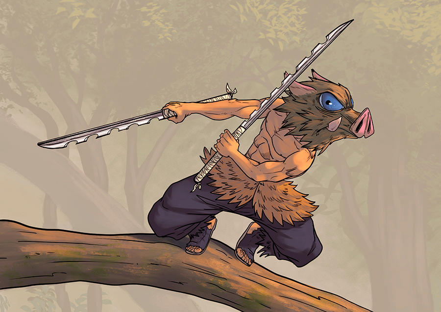 Inosuke Color by logicfun on DeviantArt