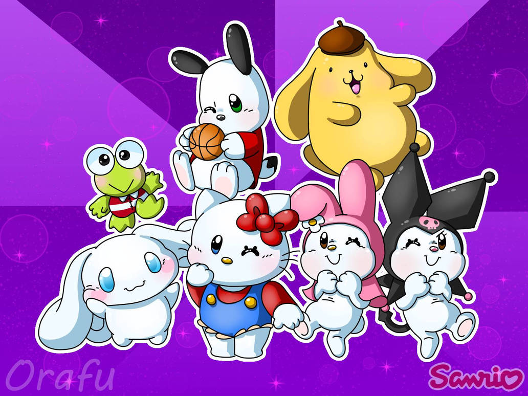 Hello Kitty and Friends by Orafu on DeviantArt