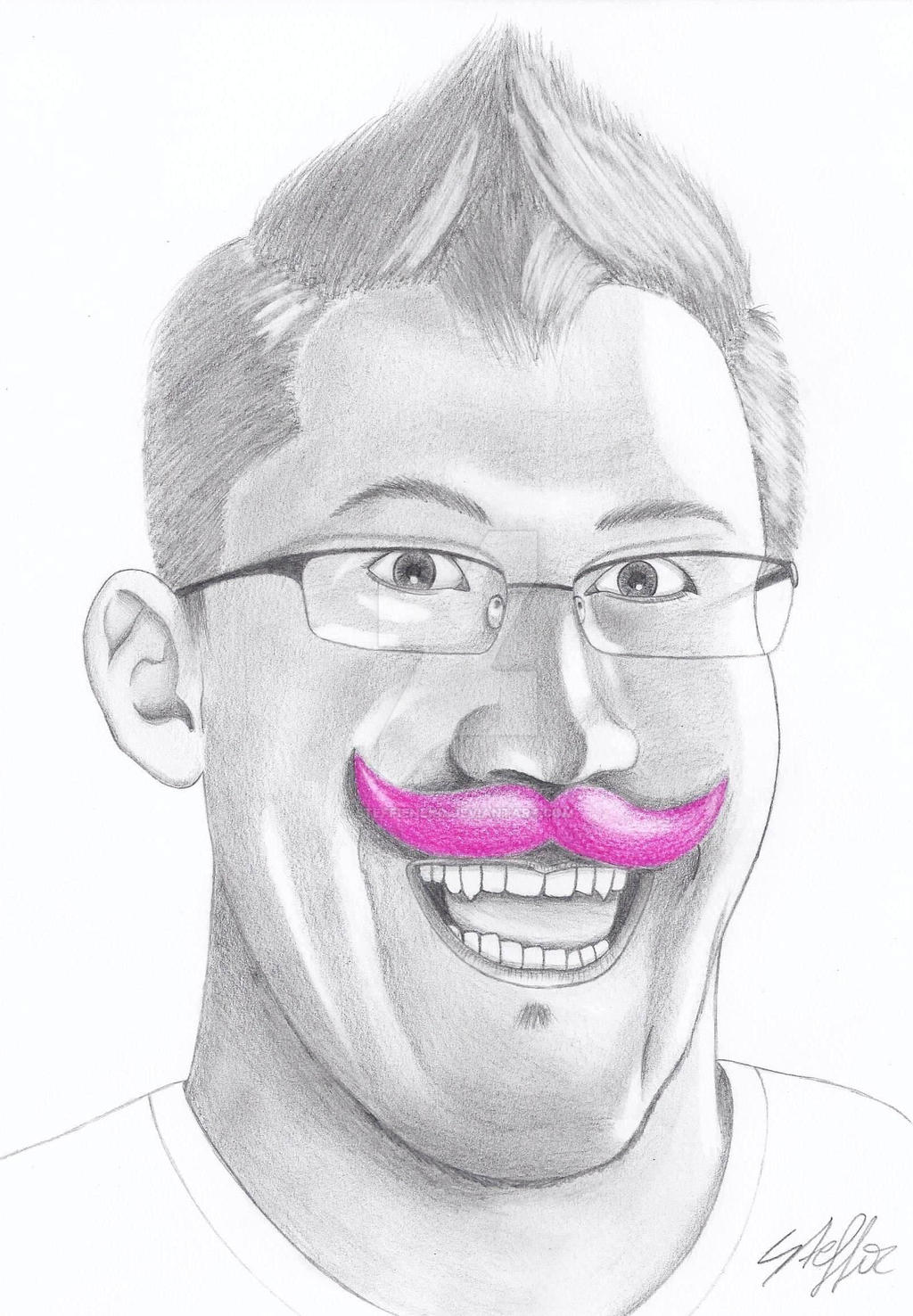 Markiplier with his warfstache